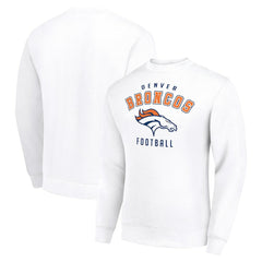 Denver Broncos Starter Team Logo Pullover Sweatshirt - White discount
