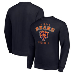 Chicago Bears Starter Team Logo Pullover Sweatshirt - Navy outlet