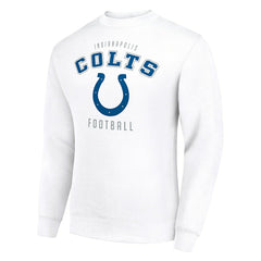 Indianapolis Colts Starter Team Logo Pullover Sweatshirt - White cheap