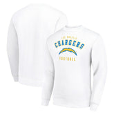 Los Angeles Chargers Starter Team Logo Pullover Sweatshirt - White for sale