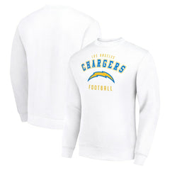 Los Angeles Chargers Starter Team Logo Pullover Sweatshirt - White for sale