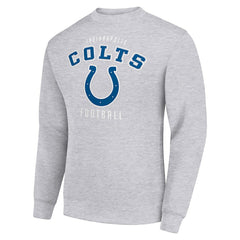 Indianapolis Colts Starter Team Logo Pullover Sweatshirt - Heather Gray sale