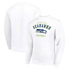 Seattle Seahawks Starter Team Logo Pullover Sweatshirt - White online
