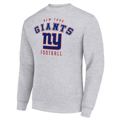 New York Giants Starter Team Logo Pullover Sweatshirt - Heather Gray online