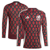 Mexico National Team 2024 Home Replica Long Sleeve Jersey - Burgundy outlet