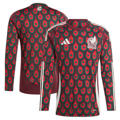 Mexico National Team 2024 Home Replica Long Sleeve Jersey - Burgundy outlet