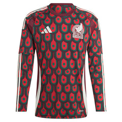 Mexico National Team 2024 Home Replica Long Sleeve Jersey - Burgundy outlet