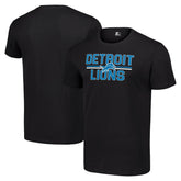 Detroit Lions Starter Team Mesh Print Graphic T-Shirt - Black outlet