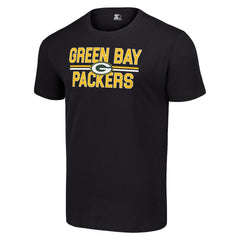 Green Bay Packers Starter Team Mesh Print Graphic T-Shirt - Black outlet