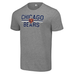 Chicago Bears Starter Team Mesh Print Graphic T-Shirt - Heather Gray outlet