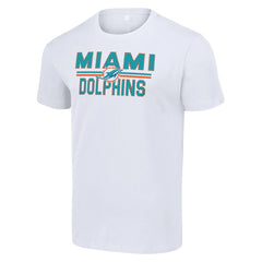 Miami Dolphins Starter Team Mesh Print Graphic T-Shirt - White online