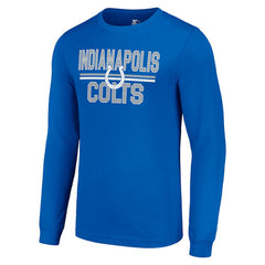 Indianapolis Colts Starter Team Mesh Print Graphic Long Sleeve T-Shirt - Royal online