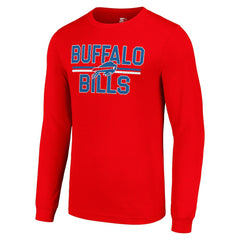 Buffalo Bills Starter Team Mesh Print Graphic Long Sleeve T-Shirt - Red online