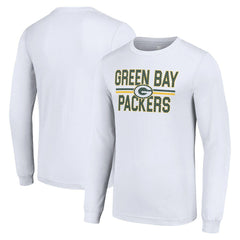 Green Bay Packers Starter Team Mesh Print Graphic Long Sleeve T-Shirt - White sale