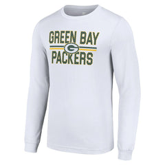Green Bay Packers Starter Team Mesh Print Graphic Long Sleeve T-Shirt - White sale