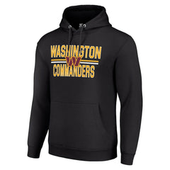Washington Commanders Starter Unisex Team Mesh Print Graphic Tri-Blend Pullover Hoodie - Black outlet