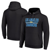 Los Angeles Chargers Starter Unisex Team Mesh Print Graphic Tri-Blend Pullover Hoodie - Black sale