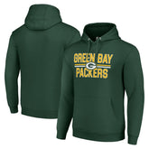 Green Bay Packers Starter Unisex Team Mesh Print Graphic Tri-Blend Pullover Hoodie - Green for sale
