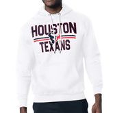 Houston Texans Starter Unisex Team Mesh Print Graphic Tri-Blend Pullover Hoodie - White discount
