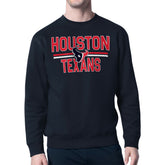Houston Texans Starter Team Mesh Print Graphic Pullover Sweatshirt - Navy online