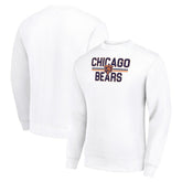 Chicago Bears Starter Team Mesh Print Graphic Pullover Sweatshirt - White cheap