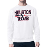 Houston Texans Starter Team Mesh Print Graphic Pullover Sweatshirt - White discount