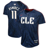 Jose Ramirez Cleveland Guardians Youth 2024 City Connect Limited Jersey Navy