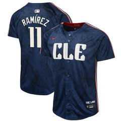 Jose Ramirez Cleveland Guardians Youth 2024 City Connect Limited Jersey Navy