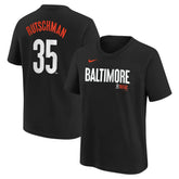 Adley Rutschman Baltimore Orioles Youth Fuse City Connect Name & Number T-Shirt Black