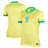 Brazil National Team Women's 2024 Home Stadium Replica Jersey – Yellow