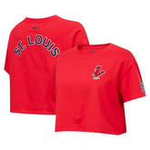 Washington Nationals Pro Standard Women's Classic SJ Cropped Boxy T-Shirt Red