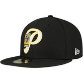 Pittsburgh Pirates Duo Logo 2.0 59FIFTY Fitted Hat Black