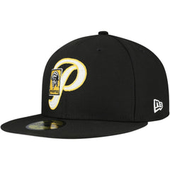 Pittsburgh Pirates Duo Logo 2.0 59FIFTY Fitted Hat Black