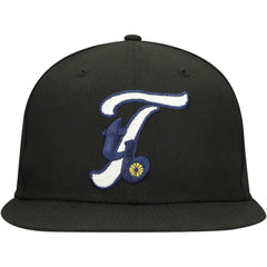 Tampa Bay Rays Duo Logo 2.0 59FIFTY Fitted Hat Black