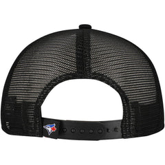 Toronto Blue Jays Retro Bold A-Frame Trucker 9FORTY Adjustable Hat Black