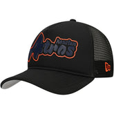 Houston Astros Retro Bold A-Frame Trucker 9FORTY Adjustable Hat Black