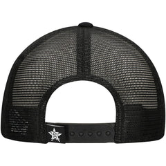 Houston Astros Retro Bold A-Frame Trucker 9FORTY Adjustable Hat Black