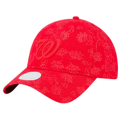 Washington Nationals Women's Tonal Floral 9TWENTY Adjustable Hat Red