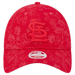 St. Louis Cardinals Women's Tonal Floral 9TWENTY Adjustable Hat Red