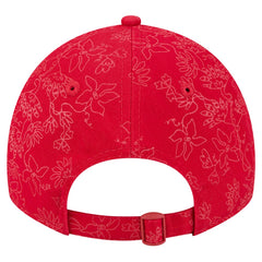 Los Angeles Angels Women's Tonal Floral 9TWENTY Adjustable Hat Red