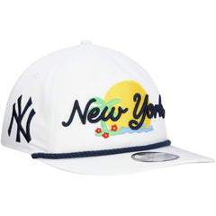 New York Yankees Paradise Golfer Adjustable Hat White