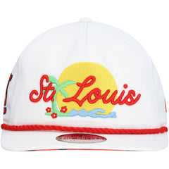 St. Louis Cardinals Paradise Golfer Adjustable Hat White