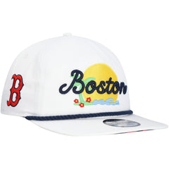 Boston Red Sox Paradise Golfer Adjustable Hat White