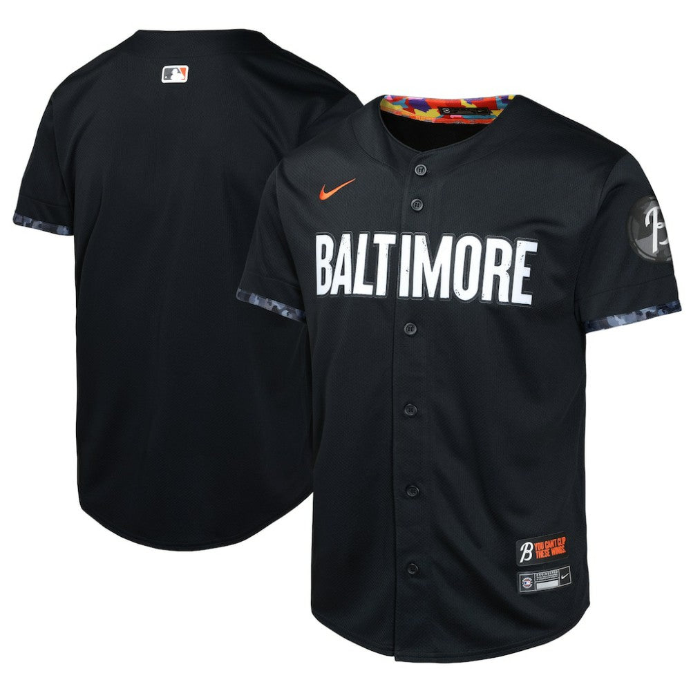 Baltimore Orioles Youth City Connect Limited Jersey Black