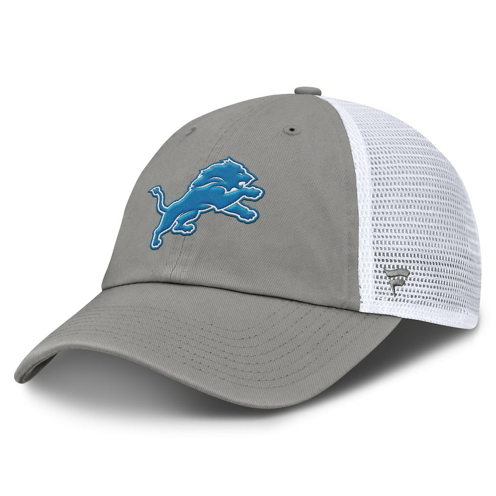 Detroit Lions Trucker Adjustable Hat - Gray/White on sale