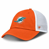 Miami Dolphins Trucker Adjustable Hat - Orange/White online