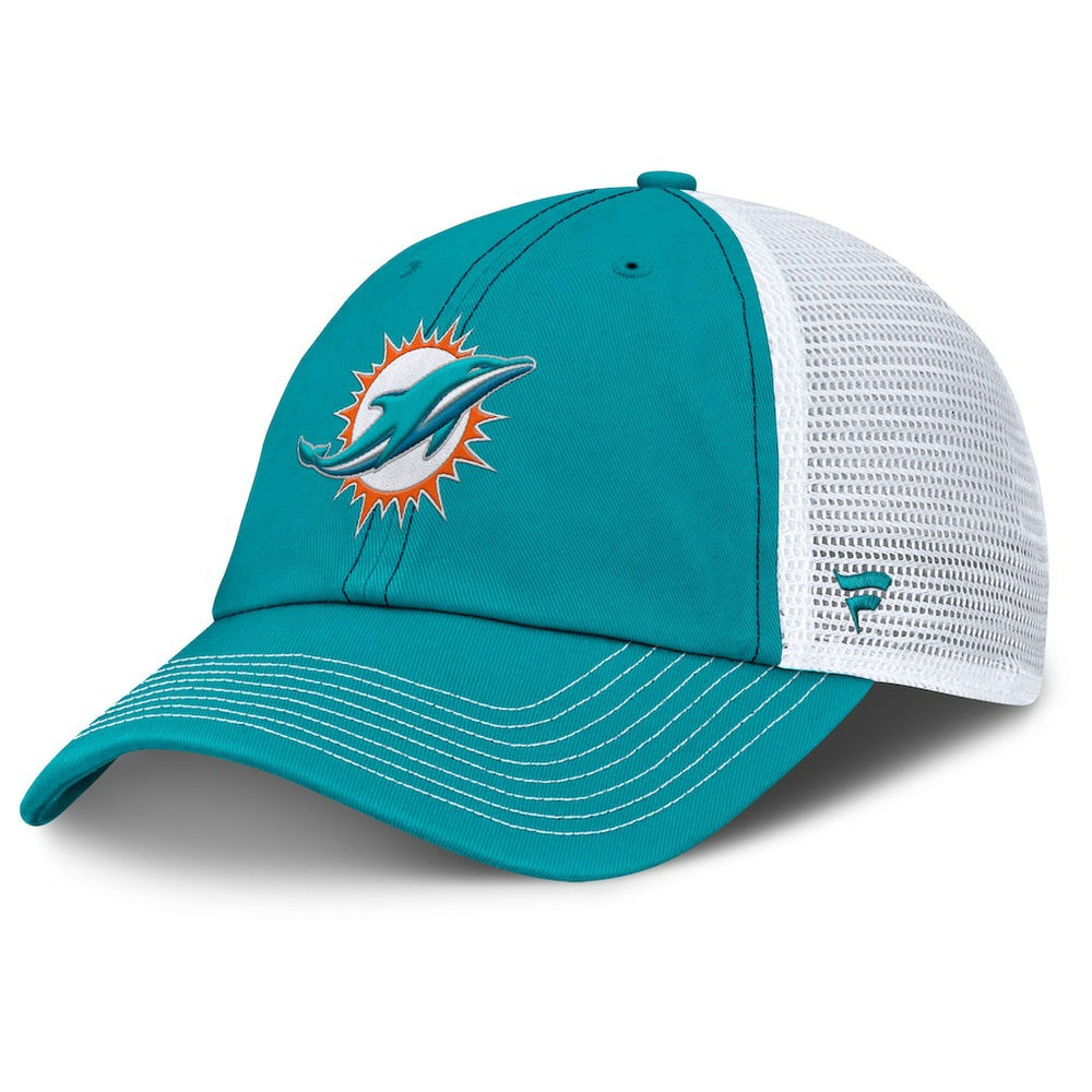 Miami Dolphins Trucker Adjustable Hat - Aqua/White for sale