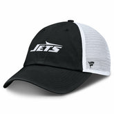 New York Jets Trucker Adjustable Hat - Black/White outlet