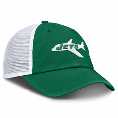 New York Jets Vintage Trucker Adjustable Hat - Kelly Green/White sale