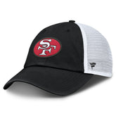 San Francisco 49ers Basic Vintage Trucker Adjustable Hat - Black/White outlet